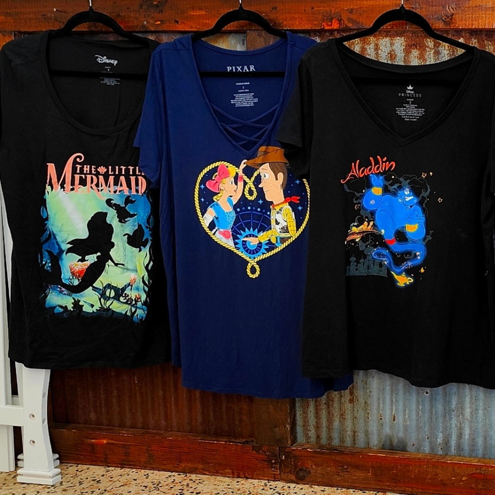 Three Torrid Disney t-shirts
